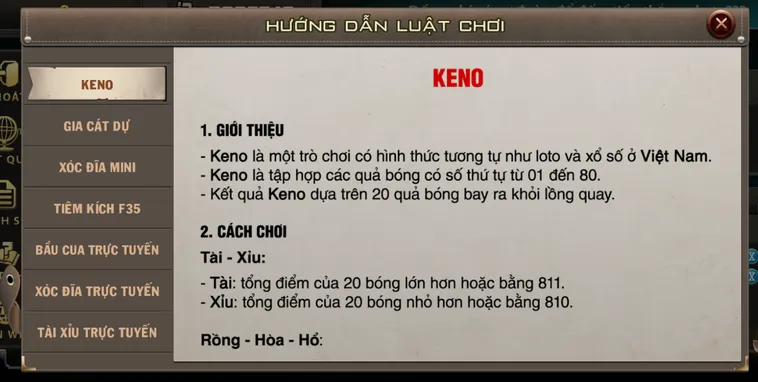 Chinh Phục Siêu Phẩm Keno Tại B52 Club Đẳng Cấp Số Một Cho Mọi Bài Thủ