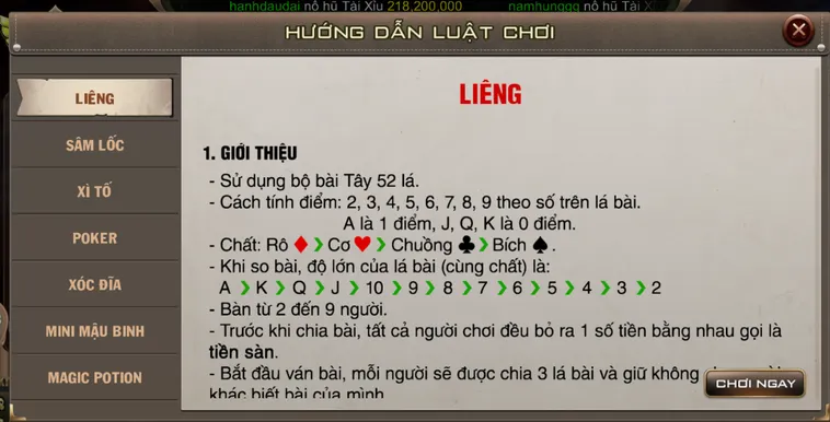 Chinh Phục Siêu Phẩm Liêng Tại B52 Club Với Những Phần Thưởng Giá Trị Cao