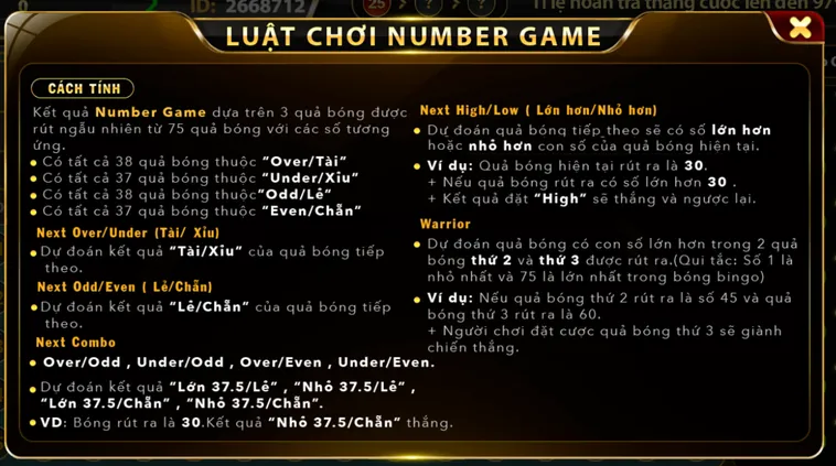 Khám Phá Number Game Tại B52 Club Với Những Phần Thưởng Khổng Lồ Mỗi Ngày