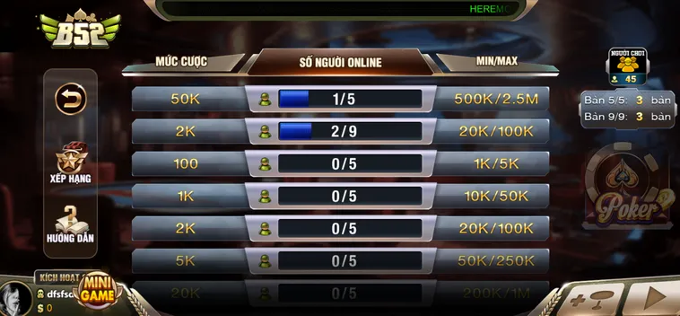 Chinh Phục Siêu Phẩm Poker Tại B52 Club Với Những Phần Thưởng Giá Trị Nhất