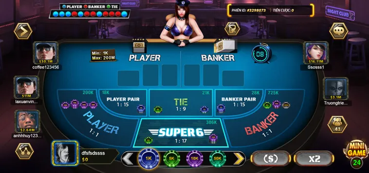 Khám Phá Siêu Phẩm Super Baccarat 6 Tại B52 Club Đẳng Cấp Thượng Lưu
