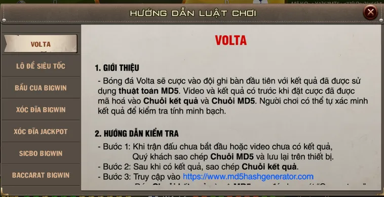 Chinh Phục Sân Cỏ Ảo Đầy Kịch Tích Cùng Siêu Phẩm Bóng Đá Volta MD5 tại B52 Club